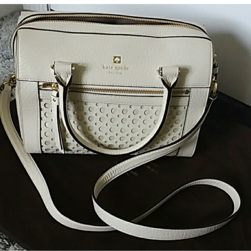 Kate Spade Bags | Kate Spade Mini Perri Lane Romy Satchel. Guc | Color: Cream - Picture 3 of 3